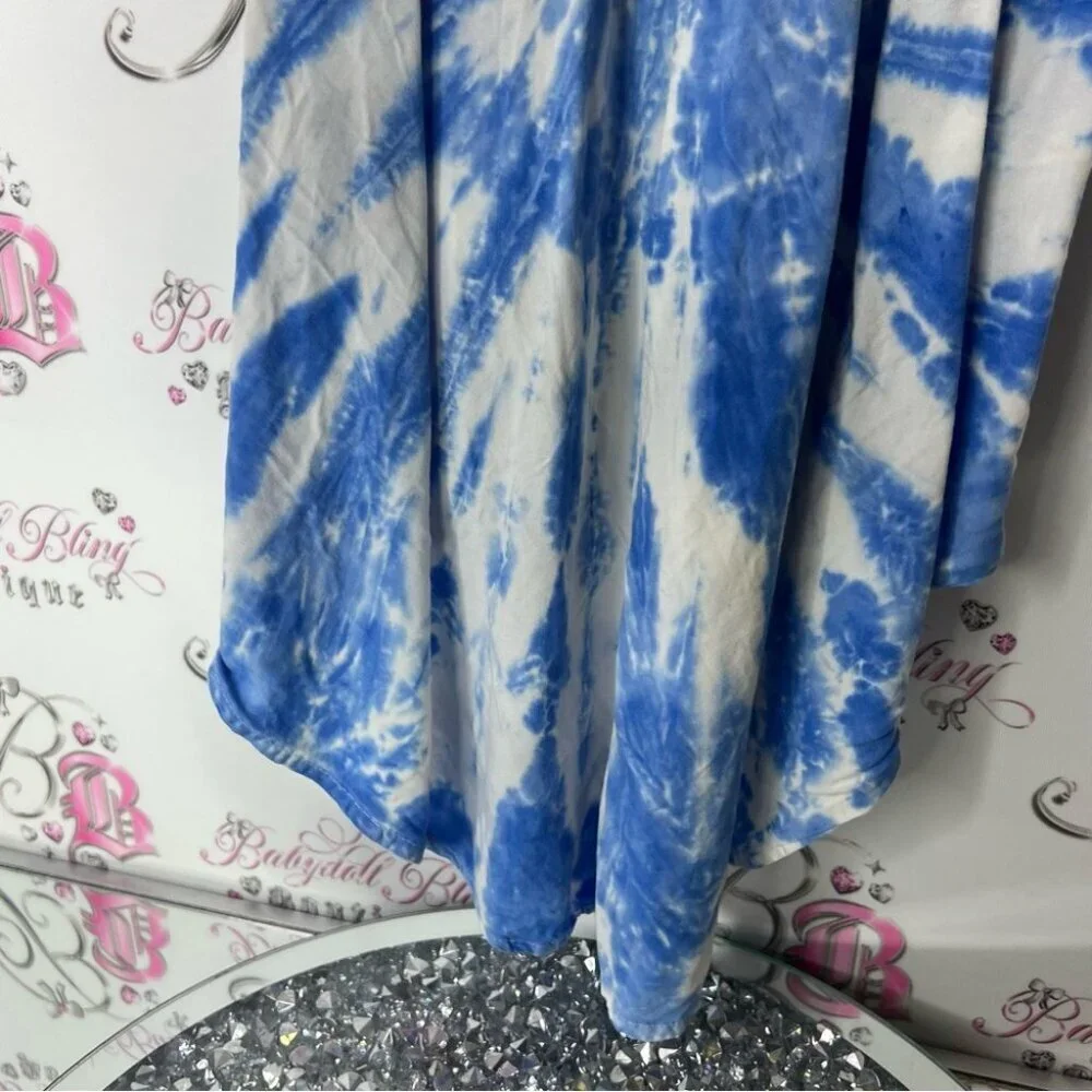 Cat and jack one piece jumper pants boho Blue Tie-Dye Kids One Piece
